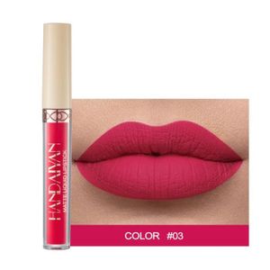 GLOSS Tapez 3-Rouge à lèvres mat, 12 couleurs, glaçure, résistant à l'eau, coupe antiadhésive, longue durée, brilla