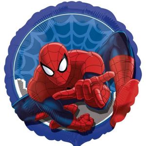 1 Ensemble De Ballons Super Héros Spider Man 3d, Nouveau, Bleu, En
