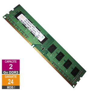 MÉMOIRE RAM Barrette Mémoire 2Go RAM DDR3 Hynix HMT125U6AFP8C-