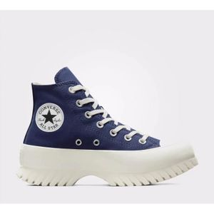 BASKET Sneakers montantes femme - CONVERSE - Chuck Taylor All Star Lugged - Plateforme crantée - Bleu