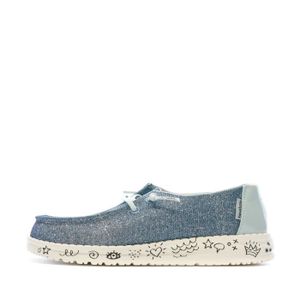DERBY Chaussures basses bleues mixtes Hey Dude Wendy - s