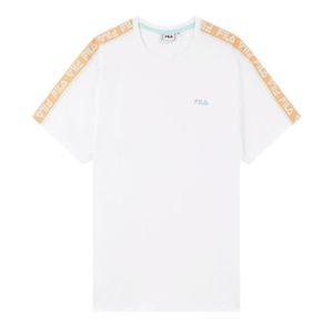 T-SHIRT T-shirt Blanc/Rose Homme Fila Gaston
