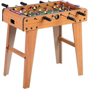 BABY-FOOT Baby foot – Jeux de café – Jeu de Table Baby-Foot pour Adulte/Enfant en Bois, Mini Baby foot avec 2 Panneaux de Score