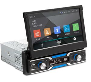 AUTORADIO PRUMYA Autoradio GPS Bluetooth Voiture WIFI GPS navigation 7 pouces HD écran Automatique Pliable Lecteur MP5 +Caméra de Recul