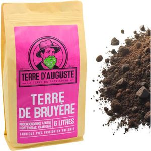 TERREAU - SABLE Terre d'Auguste - Terre de Bruyère 6L - Terreau Premium pour Les Plantes Acidophiles - Sac refermable22