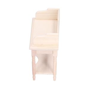 DIY En Bois faite à la main Dollouse miniature kit Boîte en plastique LED Light & Boîte à musique 