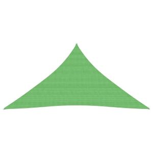 VOILE D'OMBRAGE LIU-7809355954678Voile d'ombrage 160 g/m² Vert clair 4x5x5 m PEHD