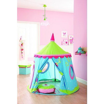 Tente de jeu pour enfant HABA Caro-Lini 120 x 125 cm Bleu et