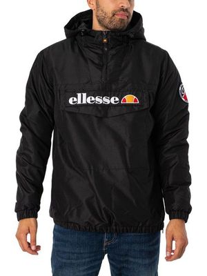 Veste a enfiler Ellesse Monterini Homme Noir Ourlet a bascule et poches boutonnees Noir Cdiscount Pret a Porter