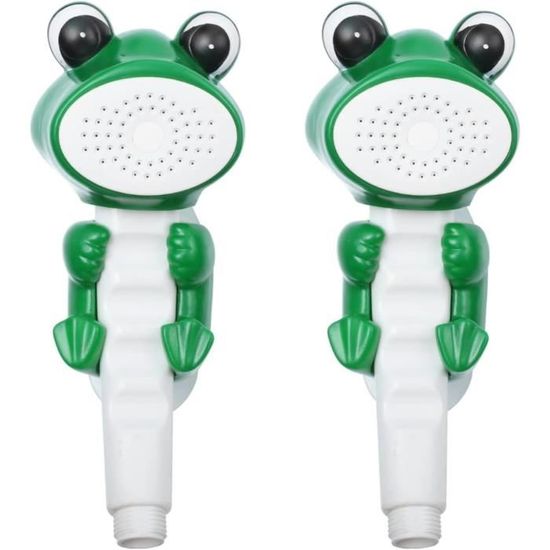 Pommeau De Douche Enfant Avec Ventouse - Motif Animal (canard, Grenouille...), Jet Doux, Sécurité ABS, Bain Ludique