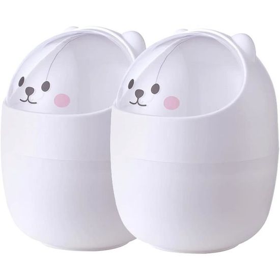 Tork Mini Poubelle 5L B3 Elevation – Blanche – Poubelle Salle De Bain Compacte Avec Couvercle Progressif