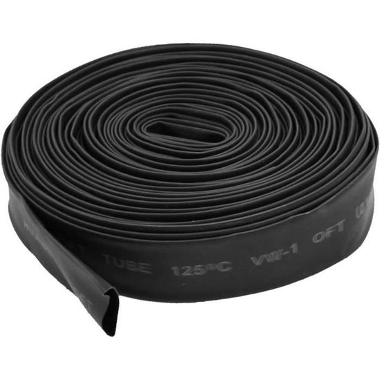 Gaine Thermorétractable Diamètre 10 Mm - Taux 2:1 - Longueur 3,1 M Rouge - Pour Isolation Et Protection De Câbles électriques