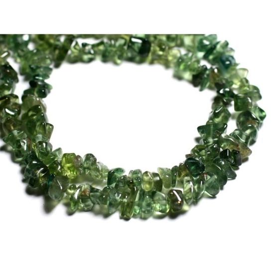 Fil 89cm 240pc env Perles de Pierre Améthyste Lavande Rocailles Chips 5-10mm