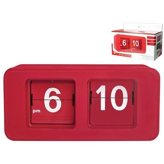 HOME Orologio tavola dig flip flop rosso Arredo e decorazioni casa Cdiscount Maison