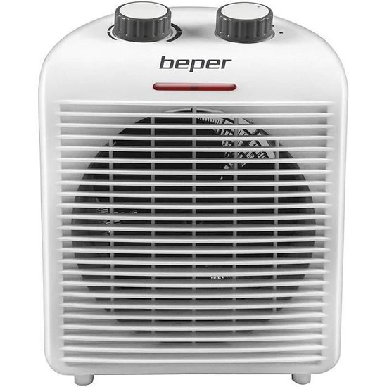 Beper RI.094 Chauffage soufflant chaud et froid, thermostat réglable, ventilation froide pour toutes les saisons, compact, lég[114]