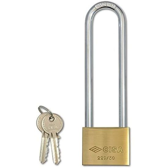 Cadenas AMIG à Anse Réglable 63-150 Mm – Double Sécurité, Laiton Et Acier Traité