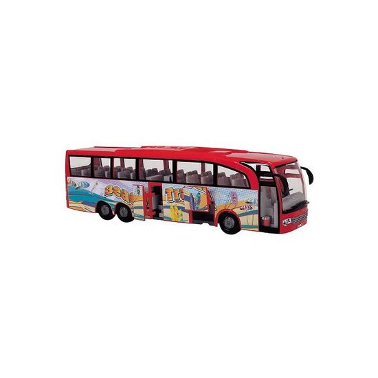 Jouet Ancien Bus Solido Rouge Échelle 1/87 – Mécanisme à Clé (Ne Fonctionne Pas) – France