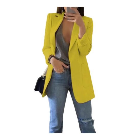 Blazer Homme Allthemen Slim Fit - Coton Stretch, Un Bouton, Veste Casual Élégante