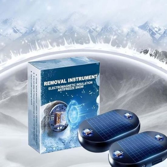 Dispositif Anti-Gel Et Déneigement à Ondes Électromagnétiques Pour Voiture - Lot De 2 Pièces