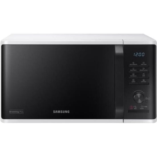 Samsung - micro-ondes grill 23l 800w blanc - mg23k3515aw