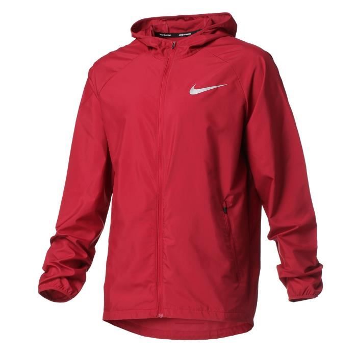 NIKE Veste zippée à capuche Essential - Homme - Bordeaux