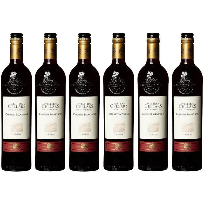 Western Cellars - Vin Rouge de Californie - Cabernet Sauvignon - 6x75cl