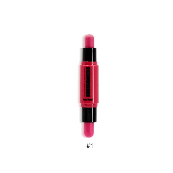 Crayon à lèvres mat longue durée crayon à lèvres hydratant imperméable rouge à lèvres maquillage Buonege 1465