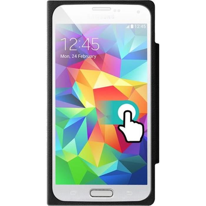COLORBLOCK Etui à rabat pour Samsung Galaxy S5 - Noir