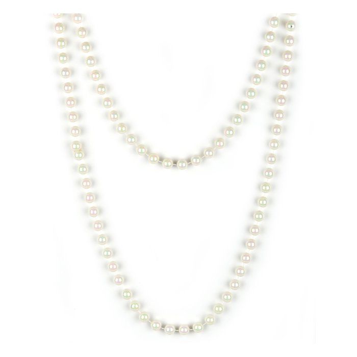 Sautoir de perles nacrées femme