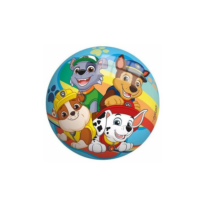 Pat Patrouille Ballon plastique 23 cm decors Rocky Marcus Chase Ruben Stella Everest Jeu Sport Football Plein air