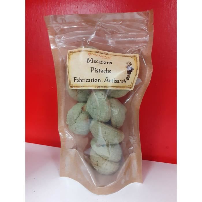 MACARONS PISTACHE Sachet Doypack 150g