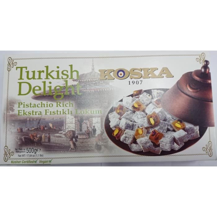 Loukoums à la Pistache extra 1 Kg (2*500g)