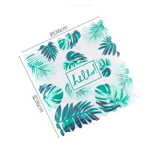 Motif de feuille verte ménagers Gel Coussin d'assise pour Fauteuil Roulant, Voiture, Chaise de Bureau,Coussin Gel Protecteur Confort