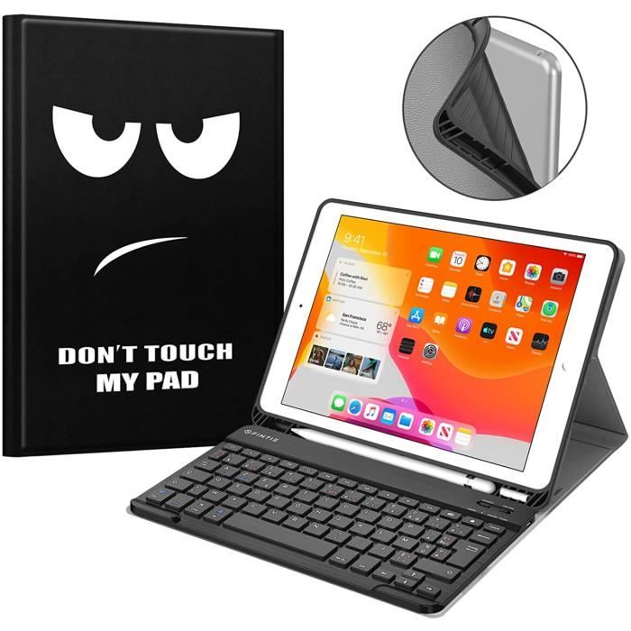 HOUSSE POUR TABLETTE TACTILE Compatibilit Coque avec clavier SEULEMENT pour iPad 8me gnration 2020 modles A2270 A2428 A2429 A2015