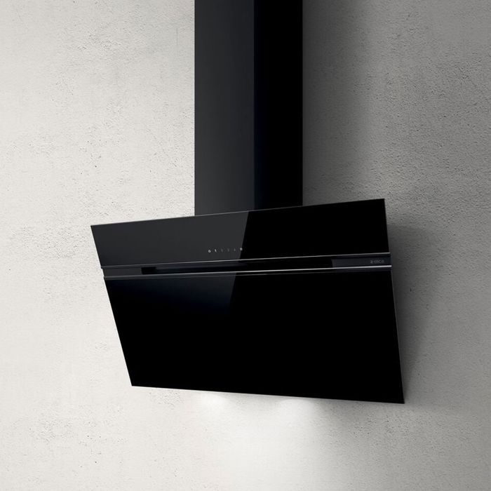 Hotte cuisine Elica murale STRIPE noir 80 cm Noir