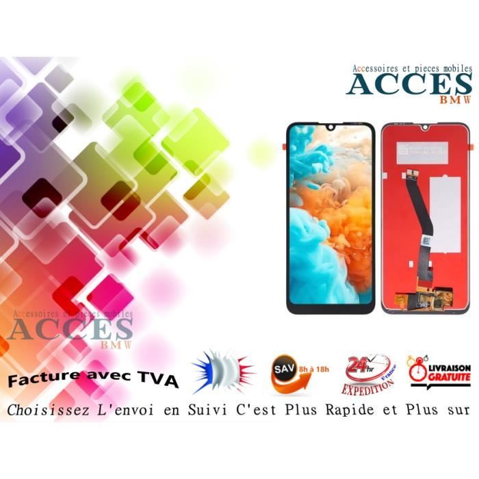 Ecran LCD + Vitre Tactile Pour Huawei Y6 2019 Noir