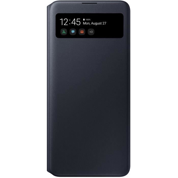Etui S View Wallet Samsung A71 Noir