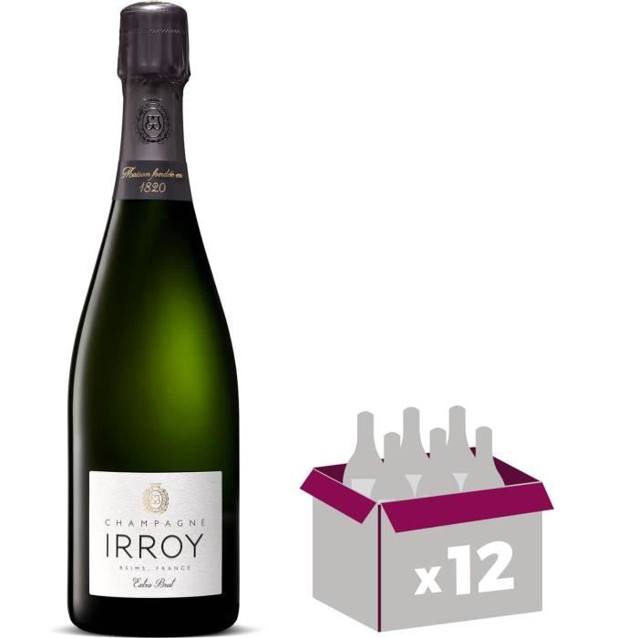 Lot de 12 - Champagne Irroy Extra Brut - 75 cl