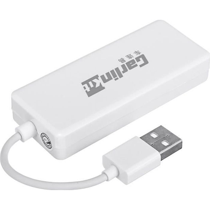 TEMPSA USB Carplay Dongle Link Intelligent Pr iPhone Android Auto Voiture Navigation Player BLANC