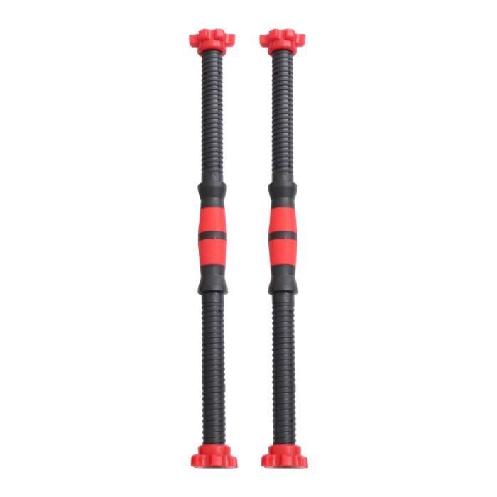 2 pcs 50 Haltères Barres Haltère Poignées Haltérophilie Collier Spinlock Ensemble avec 4 Écrous pour BARRE - HALTERE - POIDS