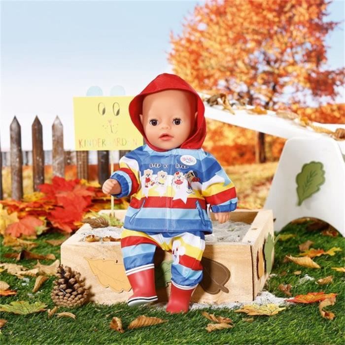 Zapf Creation 831618 Baby born Little Jardin d'enfants Set de pantalons de pluie pour poupée 36 cm
