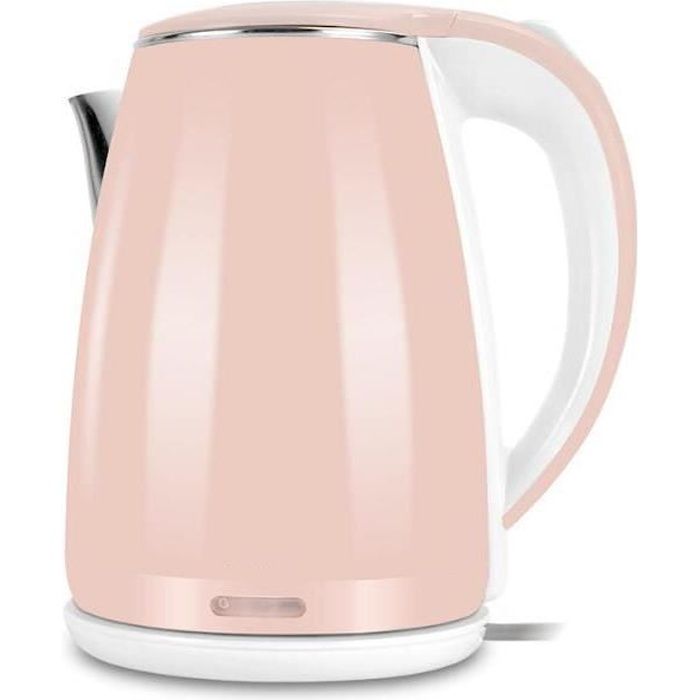 Bouilloire en Inox - 1500W - 1,8L rose