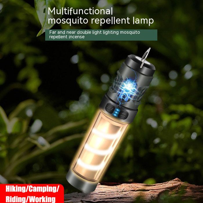 Lampe anti-moustique de Camping multifonction lampe de poche LED Portable et Rechargeable lumière anti-moustique avec trépied