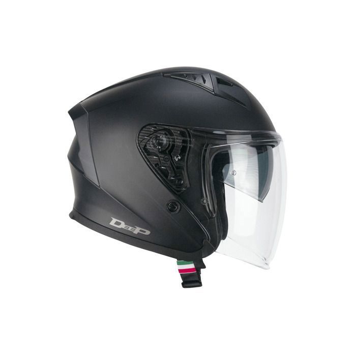 Casque Moto Demi-jet CGM 109V SANTA MONICA - Noir Opaque - Taille XL - Calotte Thermoplastique Anti-rayures