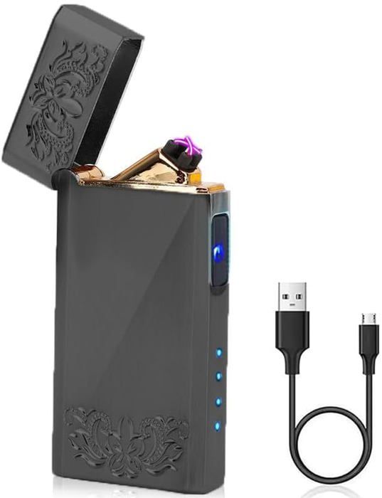 Briquet électronique USB à double arc électrique - Doré - Gadget | fnac Belgique Briquet électronique USB à double arc électrique - Doré - Gadget | fnac Belgique