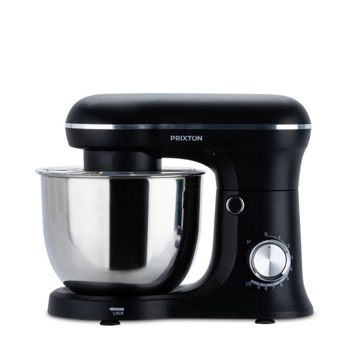 Robot P&acirc;tissier PRIXTON KR250 Multifonctions 5 litres 1500W 10 Vitesses 3 accessoires Matte Black