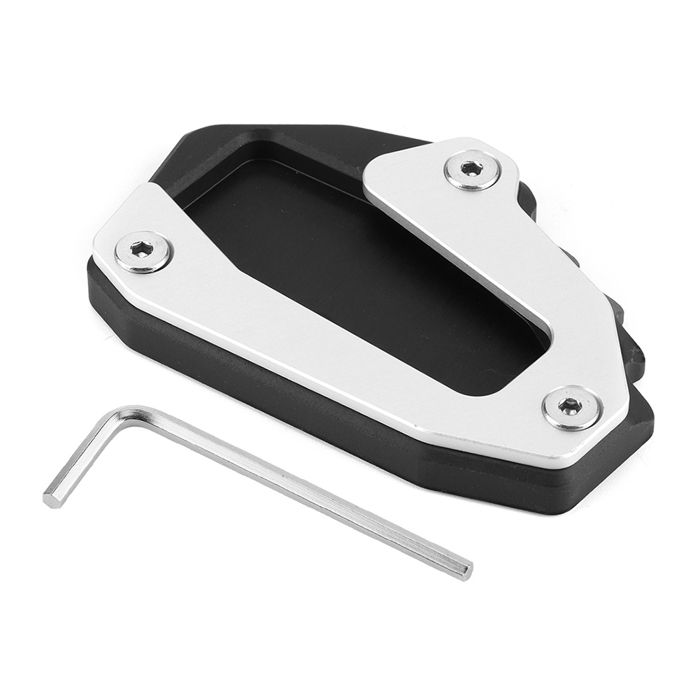 Plaque D'extension Pour Béquille Latérale Moto - Compatible Royal Enfield Himalayan (2018-2023) Et Scram 411 (2021-2024)