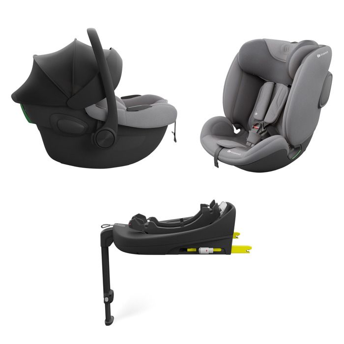 Siège auto Kinderkraft ENDURA SAFE Modular System i-Size 40–150 cm ISOFIX FX RWF 105 cm SPS+ H-GUARD+ mousse EPP Gris