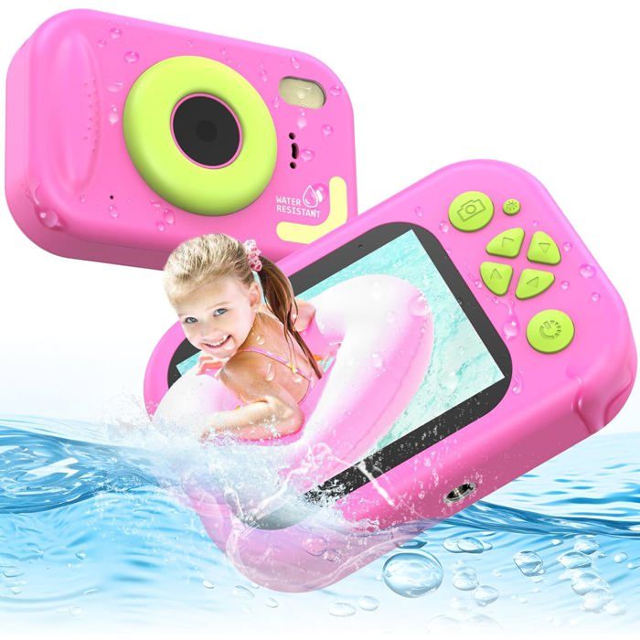 Appareil photo enfant - JOZSI - Zoom rotatif 360° - Écran HD IPS 3,5