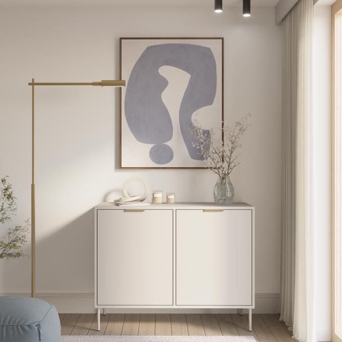 Buffet 2 portes – VENA – Cachemire – 100 cm